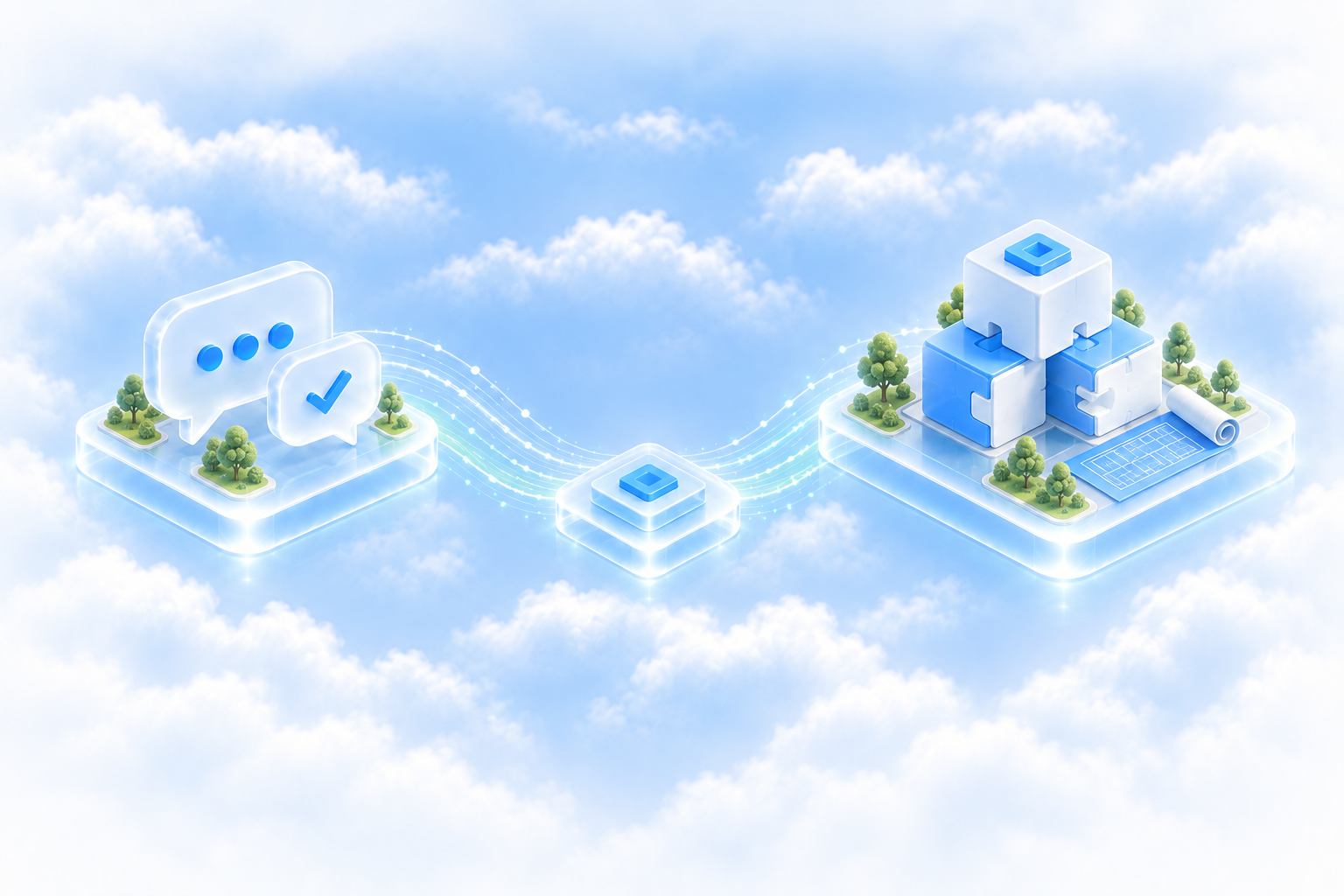 Two other ways in: ask an AI assistant, or have Skywalk build it for you.