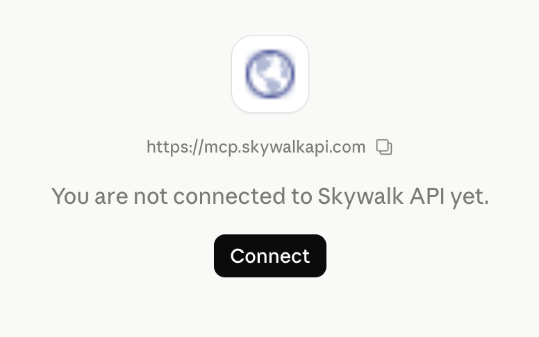 The connector is added but not yet connected — click Connect to authenticate.